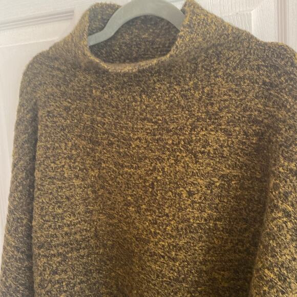 Topshop women’s size 12 green high neck pullover long sleeve sweater - Picture 2 of 7